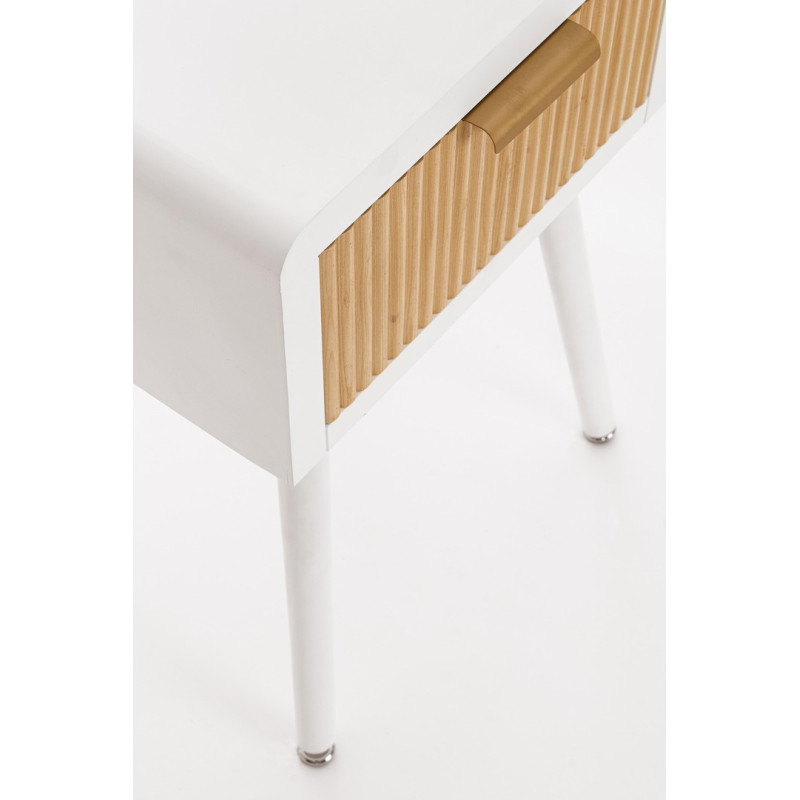COMODINO 1C CHARLEY BIANCO-NAT COMODINO 1C CHARLEY BIANCO-NAT