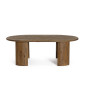 TAVOLINO ORLANDO OV BROWN 130X80