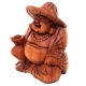 Happy Buddha con cappello h 20