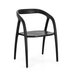 Sedia C-Br Dotty Nero - Arredo Giunco