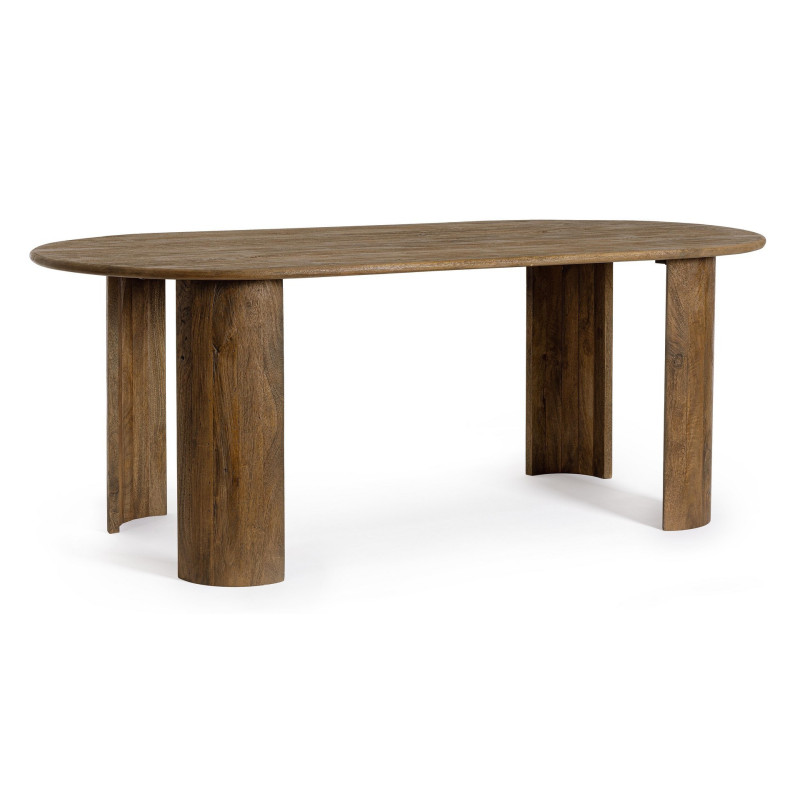 TAVOLO ORLANDO OV BROWN 210X100