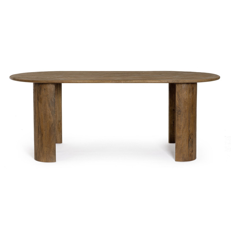 TAVOLO ORLANDO OV BROWN 210X100