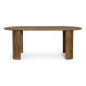 TAVOLO ORLANDO OV BROWN 210X100