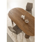 TAVOLO ORLANDO OV BROWN 210X100