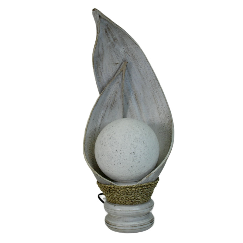 Lampada In Cocco Vela - Arredo Giunco