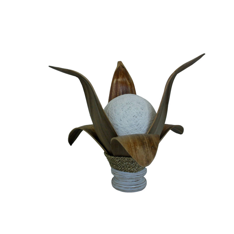 LAMPADA IN COCCO FIORE LAMPADA IN COCCO FIORE