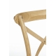 SEDIA CROSS MARRONE NATURALE