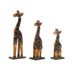 Set 3 giraffe