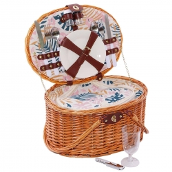 Cesto da picnic in vimini ovale 40X29H22