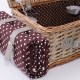 Cesto da picnic in vimini ovale 38X26H20